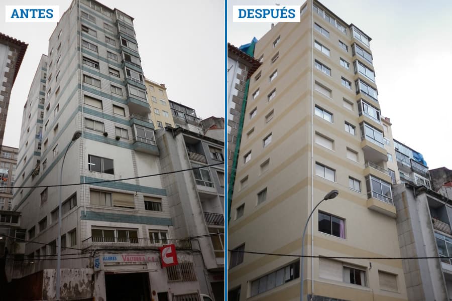 Antes y después