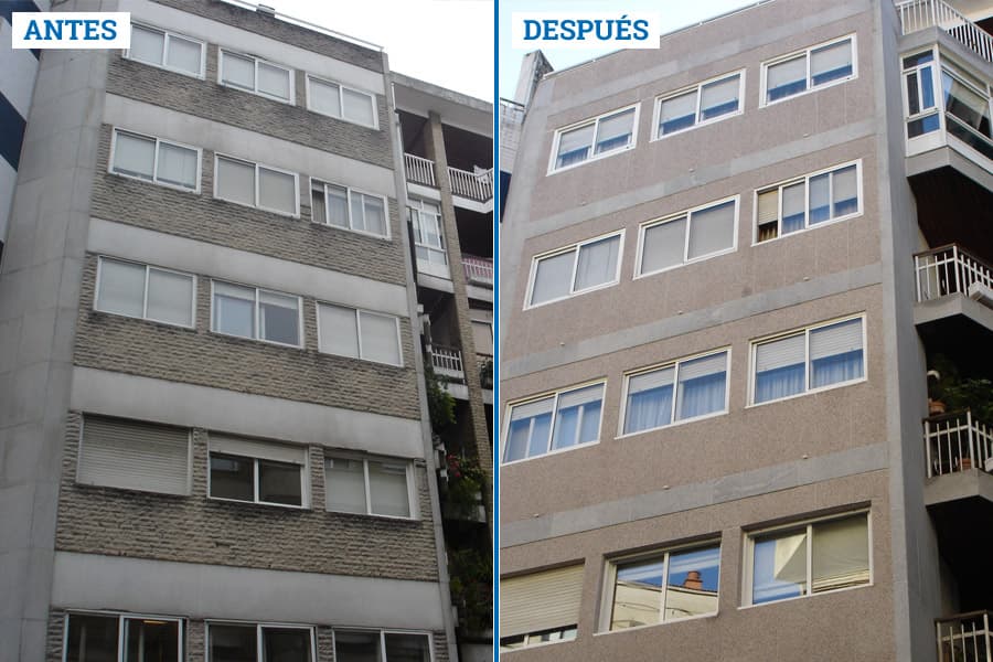 Antes y después